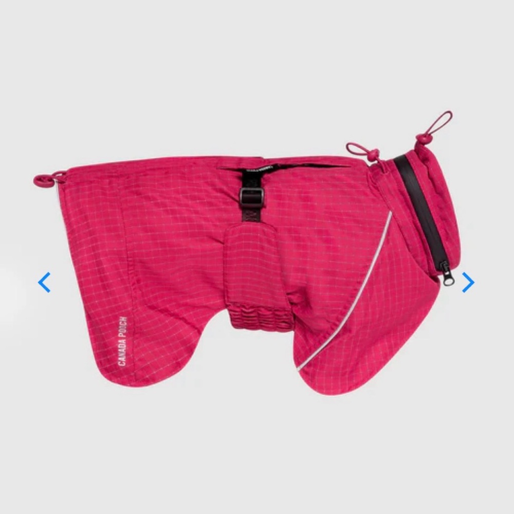 Canada Pooch Complete Coverage Raincoat Pink - size 18 inches